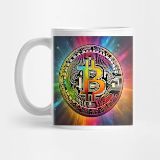 Bitcoin colorful Mug